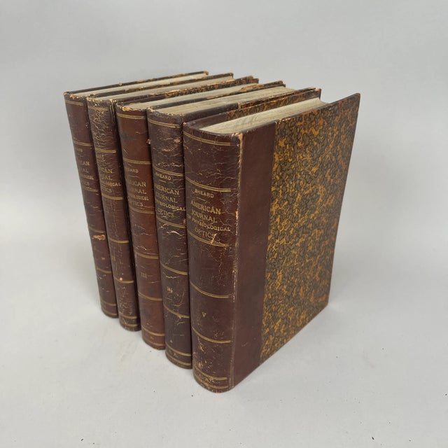 Antique 1920s American Journal of Physiological Optics Sheard - 5 Volume Set For Sale - Image 13 of 13