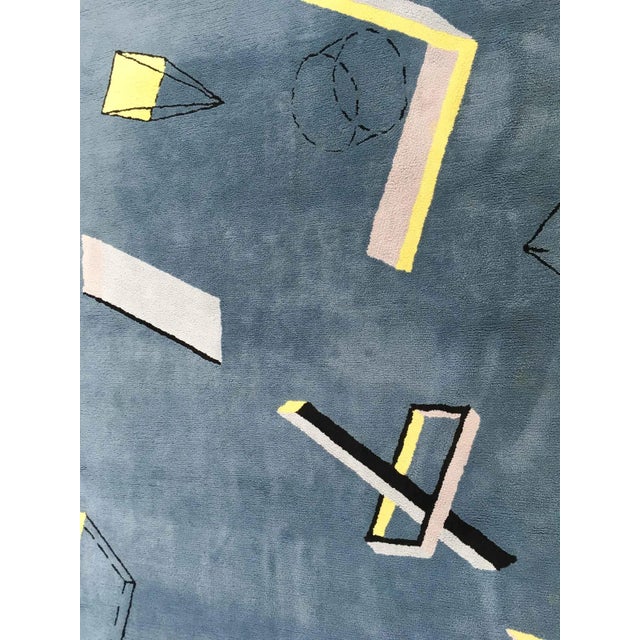 Geometric Wool Rug from Fritsch Design, 1984 For Sale - Image 9 of 15