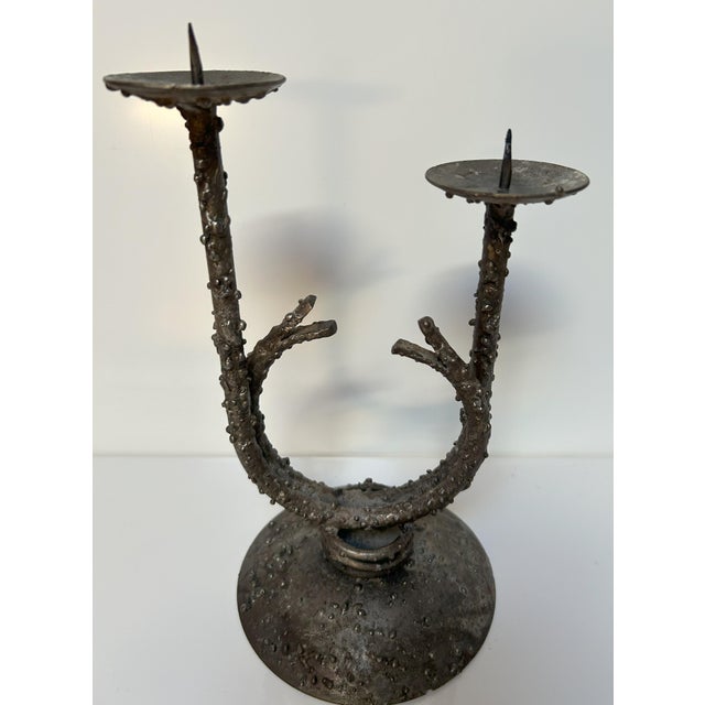 Brutalist Candleholder, Poland, 1970s For Sale - Image 5 of 8