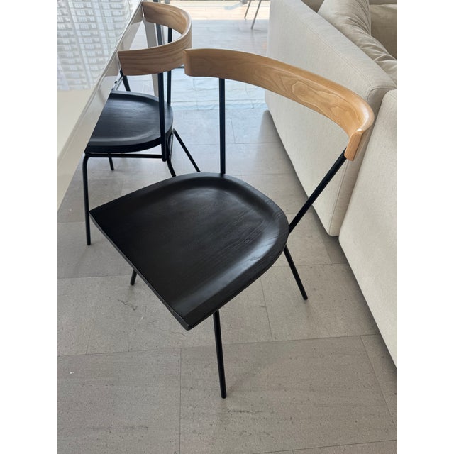 Beautiful CB2 contemporary dining set in excellent condition. Includes: * CB2 Aqua Virgo 72” white dining table * 4...