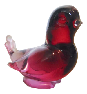 Italian Murano Glass Bird Figure