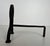 Pair of Modernist Wrought Iron Andirons in the Style of Jacques Adnet For Sale - Image 4 of 12