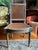 French Neoclassical Distressed Painted and Cane Chairs - a Pair For Sale - Image 4 of 11