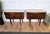 1950s Mid-Century Modern Italian Wooden Nightstands with Marble Top, 1950s, Set of 2 For Sale - Image 5 of 11