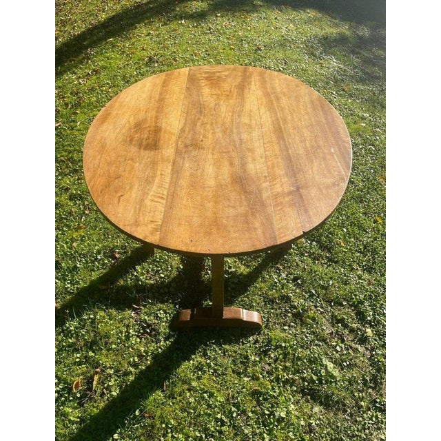 Brown Vintage Dining Table For Sale - Image 8 of 13