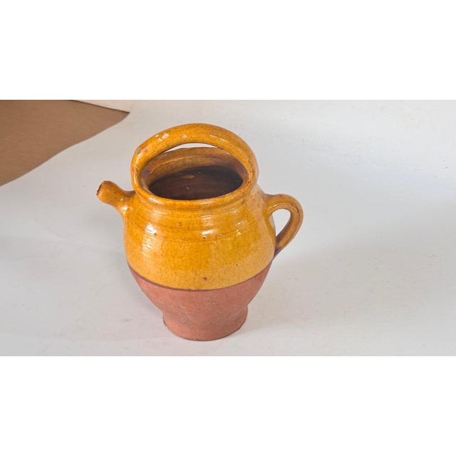 Vintage French Glazed Pottery Jar, 1970s For Sale - Image 3 of 11