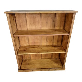 Antique Pine 2 Shelf Bookcase From England - Circa 1880 For Sale