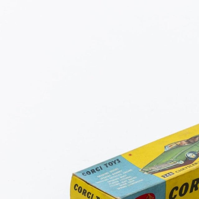 Toys - Corgi toys no. 246 Chrysler Imperial. English; 20th century; made of metal and other materials. Produced in England...