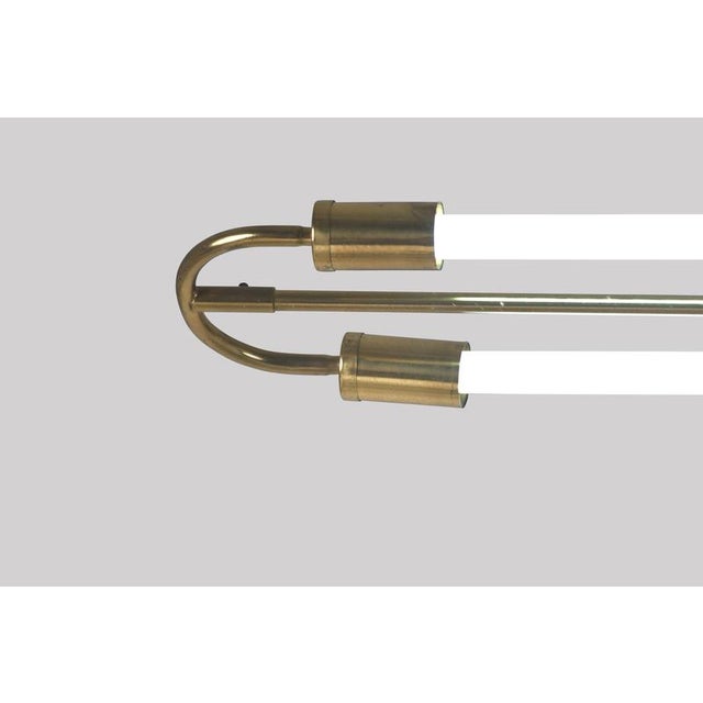 Hanging Lamp in Brass, 1950 For Sale - Image 5 of 6