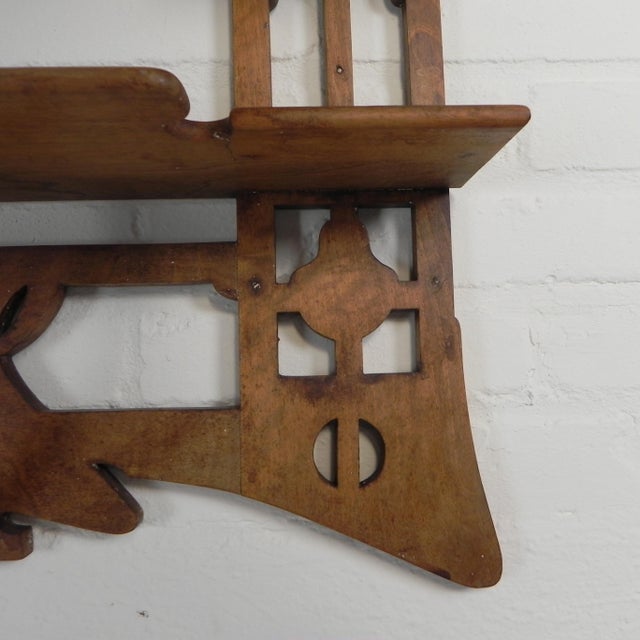Art Nouveau Wall Rack, 1920s For Sale - Image 16 of 17