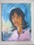 1960s Abstract MidCentury Portrait Woman, Signed For Sale - Image 5 of 5