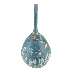 Vintage Ooak Funky Skinny Neck Drippy Glaze Studio Art Pottery Vase Signed MCM