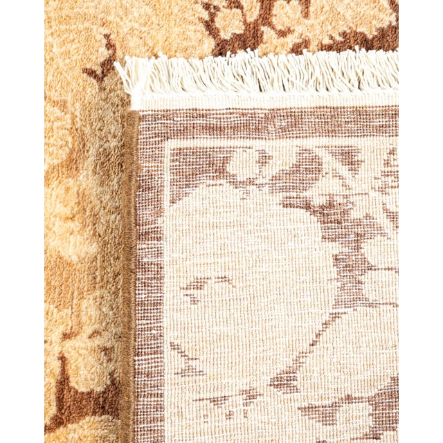 2000 - 2009 Mogul, One-of-a-Kind Hand-Knotted Runner Rug - Brown, 2' 8" x 6' 1" For Sale - Image 5 of 8