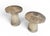 Mid-20th Century English Style Cast Stone Mushroom Staddle Stones - Pair With Varied Heights For Sale In West Palm - Image 6 of 11