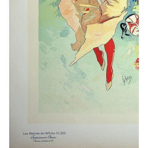 Jules Cheret, La Comédie, 1900, Original Lithograph For Sale - Image 3 of 6