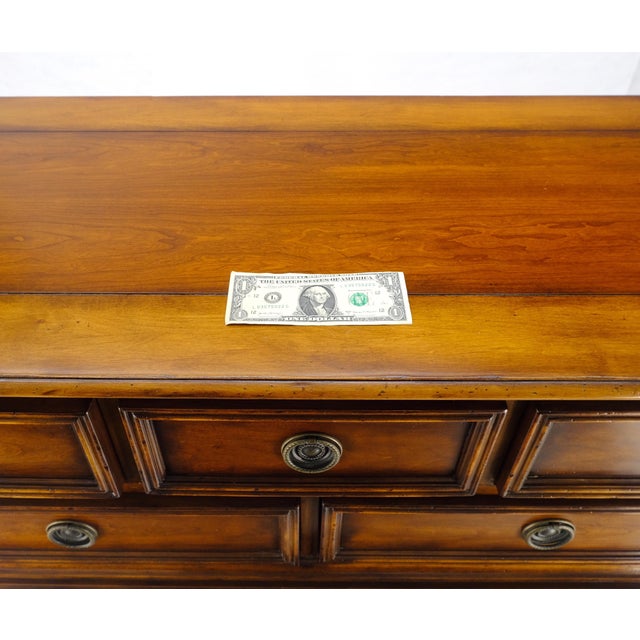 Baker 10 Drawer High Boy Chest Dresser Paper Lined Drawers MINT! For Sale - Image 10 of 18