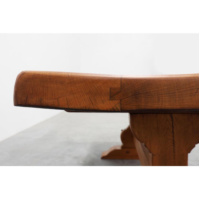 Rustic Oak Dining Table, France, 1960s For Sale - Image 11 of 15