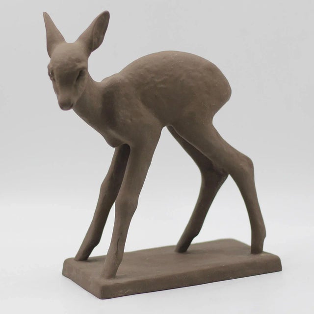 Ceramic Deer by Else Bach for Karlsruhe Majolika, 1960s For Sale - Image 11 of 11
