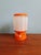 Vintage Table Lamp in Orange and Transparent Plastic, 1960s For Sale - Image 6 of 10