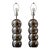 1970s Chrome Stacked Ball Table Lamps Attributed to George Kovacs - A Pair For Sale