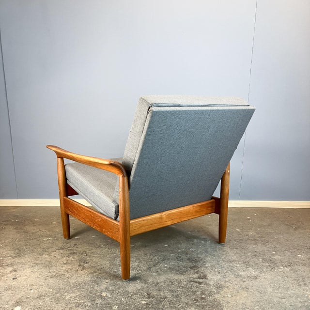 Mid-Century Modern Lounge Chair in Teak, 1960s For Sale - Image 6 of 10