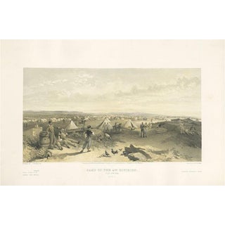 W. Simpson, Illustration of the Camp of the 4th Division, Crimean War, 1855, Print For Sale