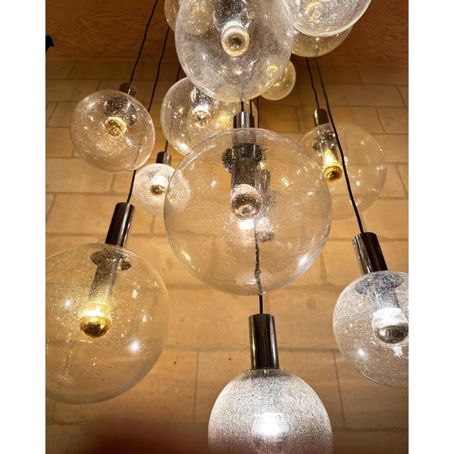 Vintage Cascade Chandelier, 1970s For Sale - Image 14 of 18