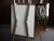 Contemporary Curved Cocktail Bar in Black and White Murano Glass and Brass from Justfurnituress SRL For Sale - Image 3 of 10