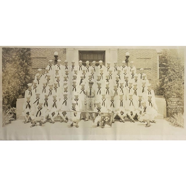 Photography 1942 United States Navy Group Black & White Photograph For Sale - Image 7 of 8