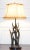 Beige Vintage Rustic Country Faux Antler Table Lamp For Sale - Image 8 of 12
