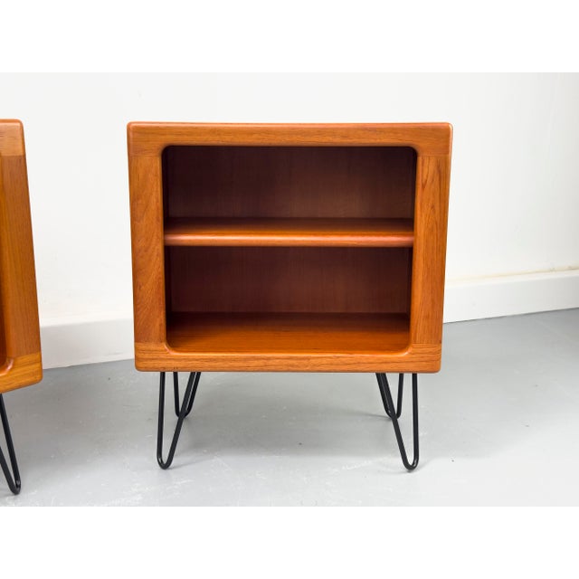 1970s Danish Teak Nightstands from CFC Silkeborg, 1970s, Set of 2 For Sale - Image 5 of 14