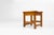 Brown Industrial Brutalist Wooden Stool, Belgium, 1920s For Sale - Image 8 of 11