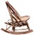 Bring storybook charm to a nursery, playroom, or rustic interior with this delightful antique children's twig rocking...