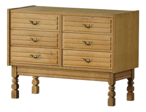 Mid-Century Modern Danish Chest of Drawers in Oak, 1950s
