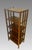 Brown Antique Mission / Arts and Crafts Oak Five Shelf Open Bookcase or Shelving, Double Sided For Sale - Image 8 of 11