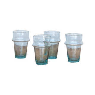 Moroccan Tea Glasses - Set of 4 For Sale
