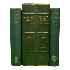 "Among My Books: 1st & 2nd Series" 1870 Lowell, James R.