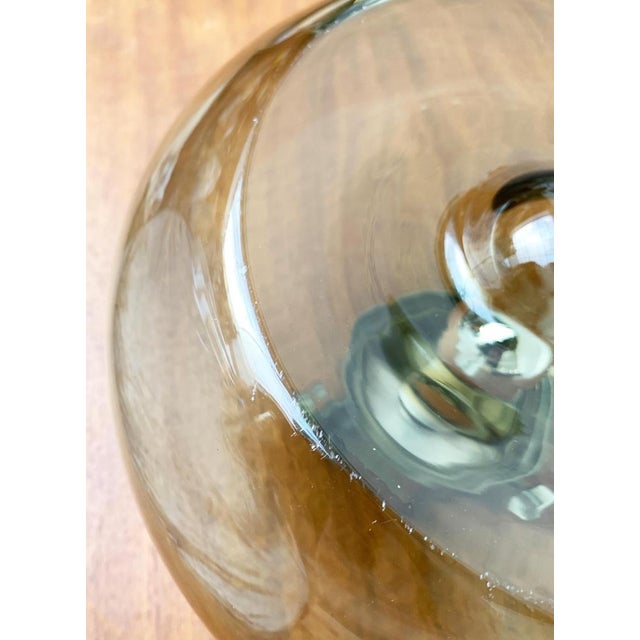 Mid-Century Space Age Bulb Glass Table Lamp, 1960s For Sale - Image 13 of 18