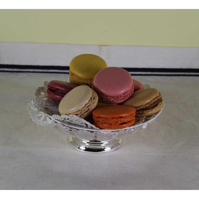 1970s 1970’s Vintage/New James Dixon & Sons Silverplate Sweet Dish Fluted on a Circular Foot For Sale - Image 5 of 11