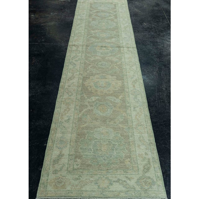 Early 21st Century Turkish Oushak Rug 2'2" x 10'3" #19320 For Sale - Image 5 of 8