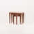 Brown Vintage Danish Rosewood Nesting Tables by Severin Hansen for Haslev Møbelsnedkeri, 1960s, Set of 3 For Sale - Image 8 of 18