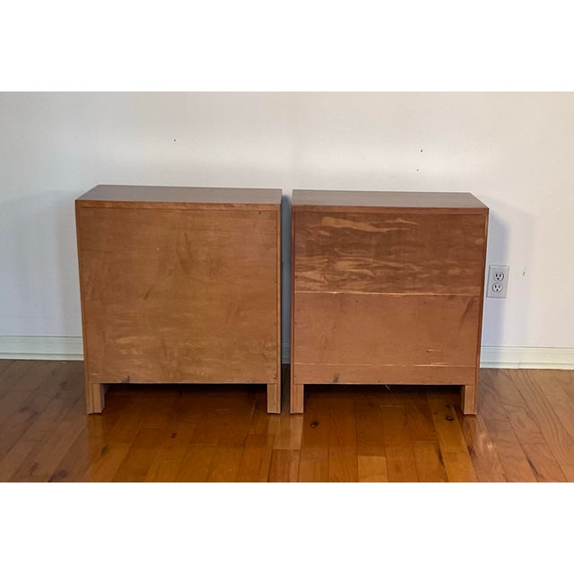 1950s Pair of Vintage Mid Century Modern Nightstands Russell Wright Conant Ball For Sale - Image 5 of 12