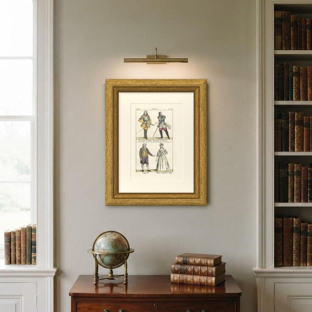 Marshals Villars and Turenne with Louis XVI and Marie Antoinette, 1842, Paper For Sale - Image 6 of 8