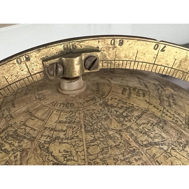 Globe by Faustino Paluzie, Barcelona, Spain, 19th Century For Sale - Image 10 of 12