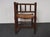Diminutive Antique French 19th Century Bobbin Corner Chair With Rush Seat For Sale In New York - Image 6 of 18