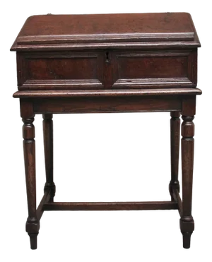 18th Century Oak Desk on Later Stand, 1780s