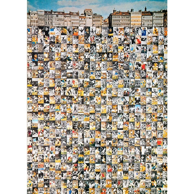 Lithograph A Coruña Poster attributed to Guðmundur Guðmundsson, 1982 For Sale - Image 6 of 7