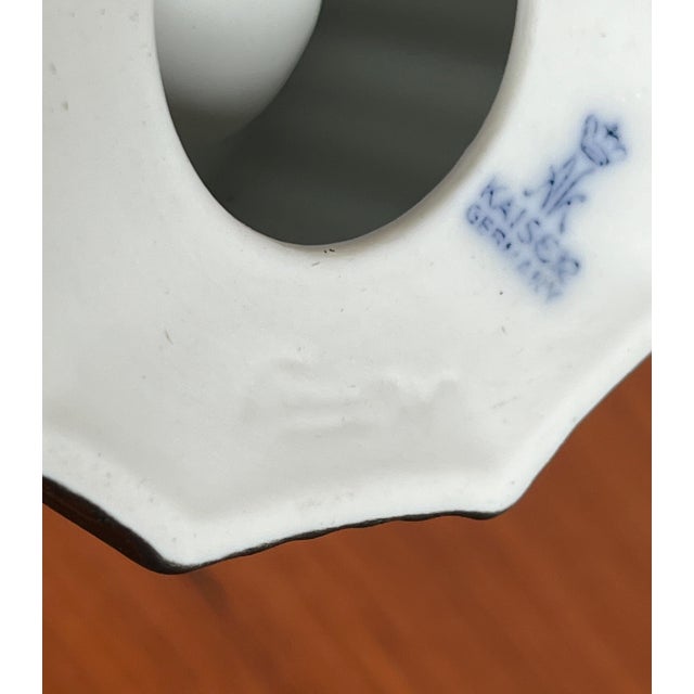 Vintage German Porcelain Candleholder from Kaiser, 1980s For Sale - Image 15 of 18