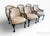 Hollywood Regency Set of Six Ebonized Dining Armchairs, Attributed to Ralph Lauren Collection for Henredon For Sale - Image 3 of 14