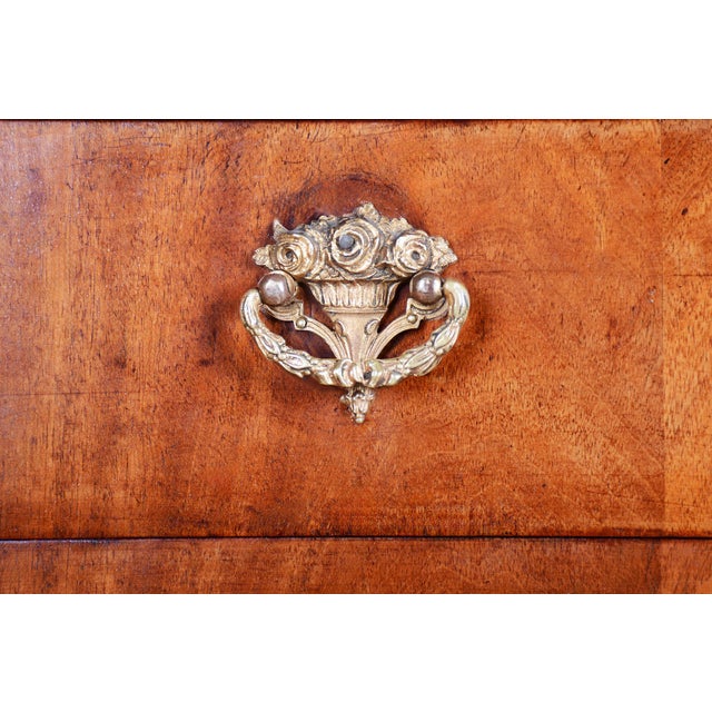 Empire Cabinet in Oak, Spruce, Mahogany Veneer and Brass, Austria, 1810s For Sale - Image 15 of 17